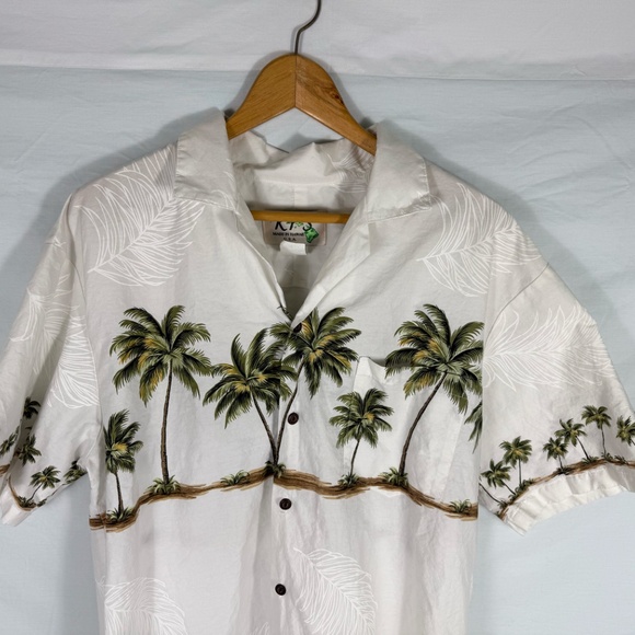 KY's Vintage Men's Button Up Hawaiian Shirt Size Large - Picture 3 of 6